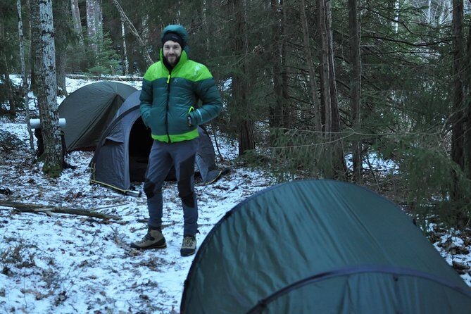 2-Day Small-Group Stockholm Hiking Tours - Day 1 in the Gnesta Forest: Gear Check, Lakeside Camping, Campfire Dinner