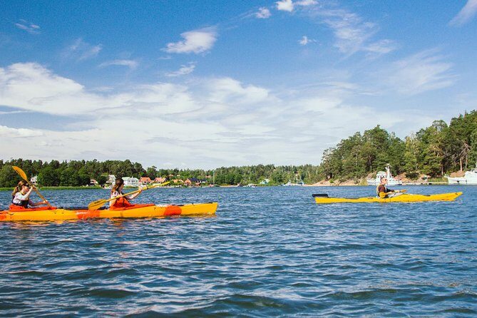 3-day kayaking adventure around Vaxholm in Stockholm Archipelago - self guided - What you really get: kayak, camp kit, and cooking gear