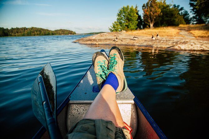 Canoe adventure in Stockholm Archipelago - A calm Stockholm Archipelago escape from Vaxholm