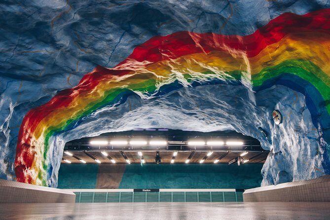 Stockholm: Underground Metro Art Ride with a Local - Stop 4: A homage to the Olympic Games